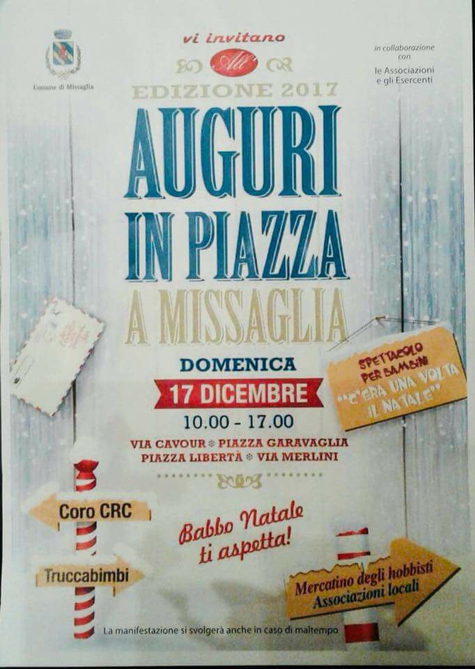 Auguri in piazza a Missaglia